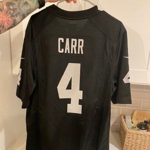 Derek Carr Raiders Jersey Men's Size Medium